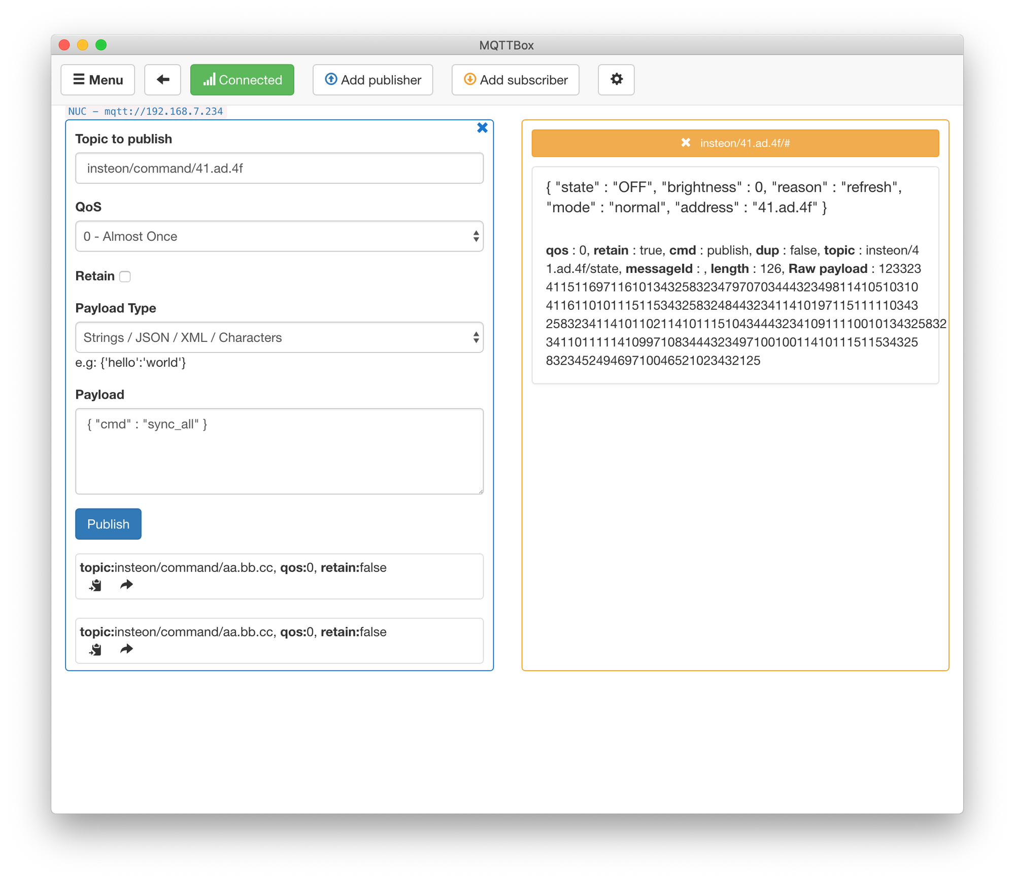 Insteon-MQTT + Home Assistant