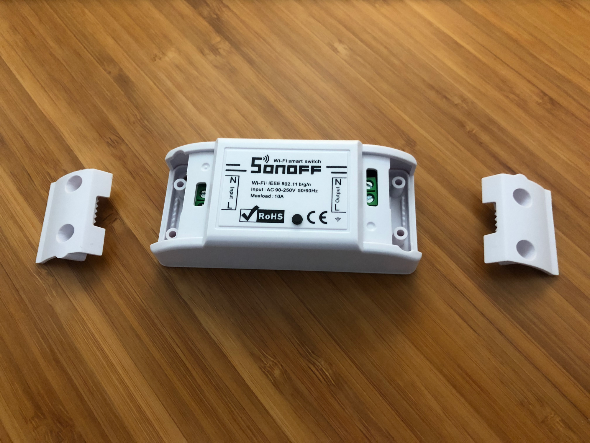 Sonoff Basic R2 + Tasmota (no solder)
